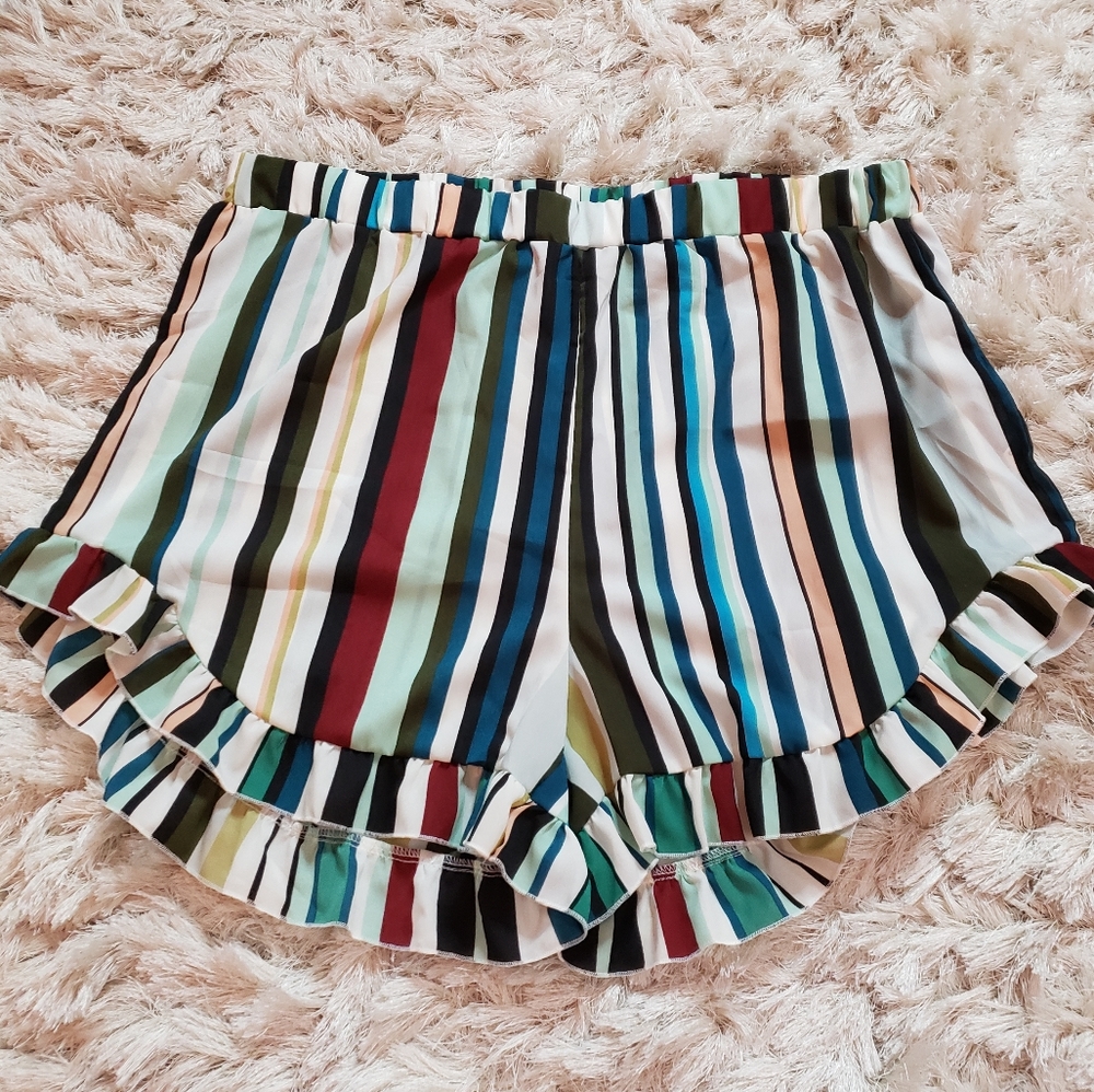 "Stripes or ruffles?"